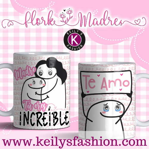 TAZAS FLORK MADRES