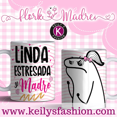 TAZAS FLORK MADRES