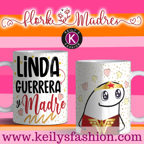 TAZAS FLORK MADRES