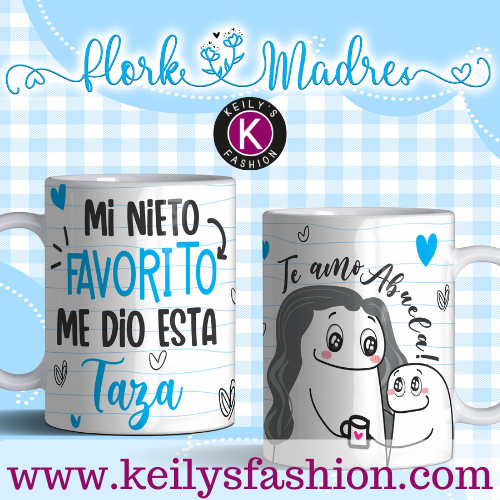 TAZAS FLORK MADRES