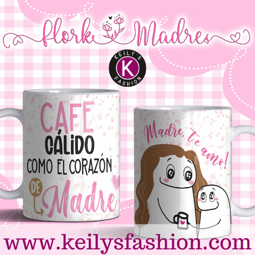 TAZAS FLORK MADRES