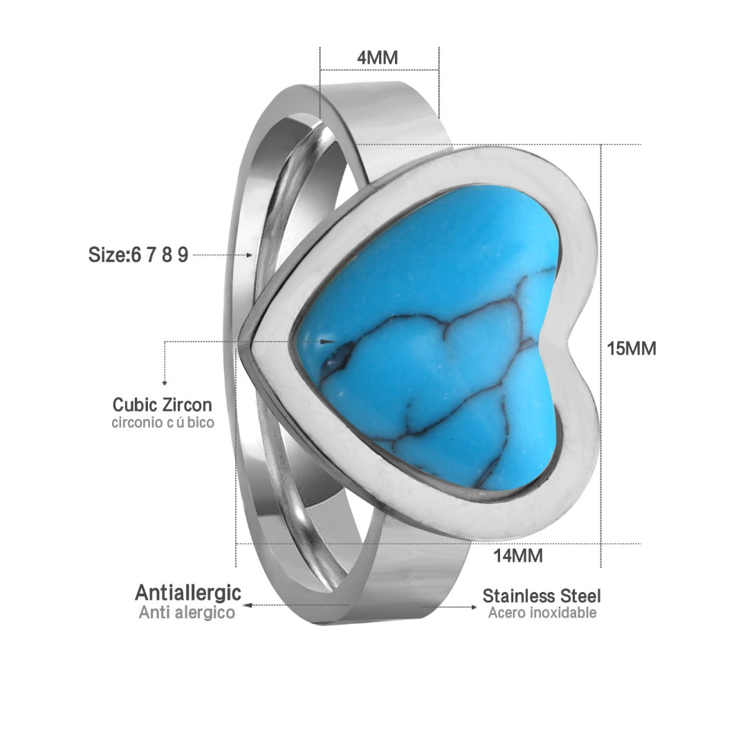 ANILLO AQUAMARINA