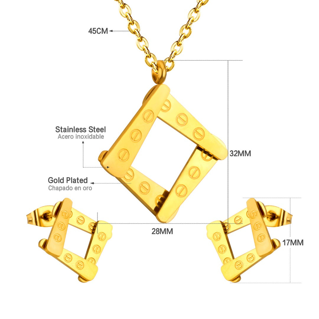 SET GOLD LOVE